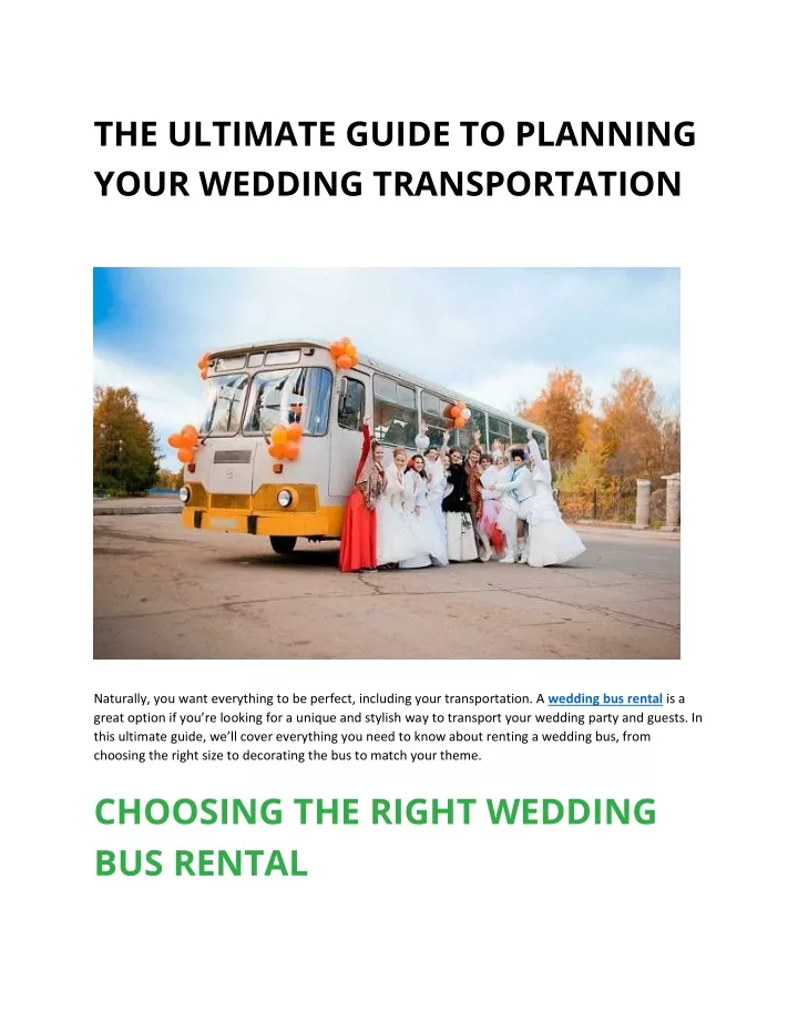 the ultimate guide to planning your wedding