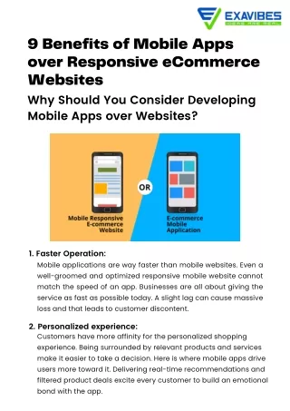 mobile app vs responsive wbsite