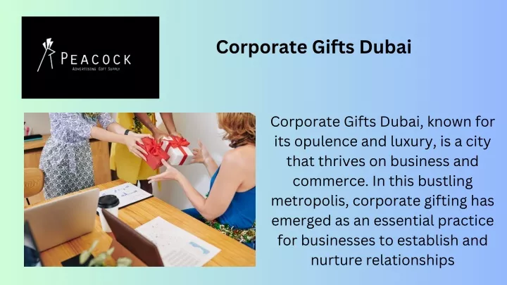 corporate gifts dubai