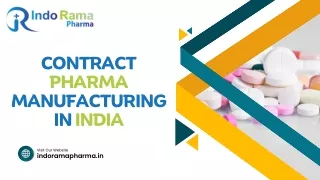 Contract Pharma Manufacturing in India