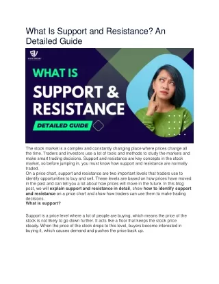 What Is Support and Resistance. An Detailed Guide