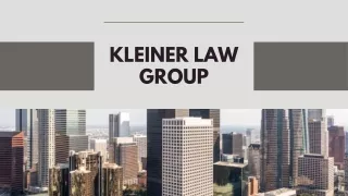 Expert Property Tax Services at Kleiner Law Group
