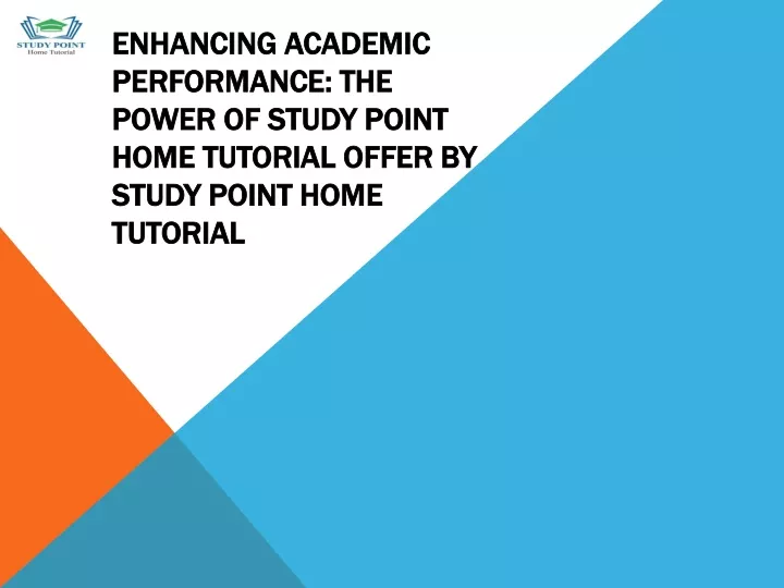 enhancing academic enhancing academic performance