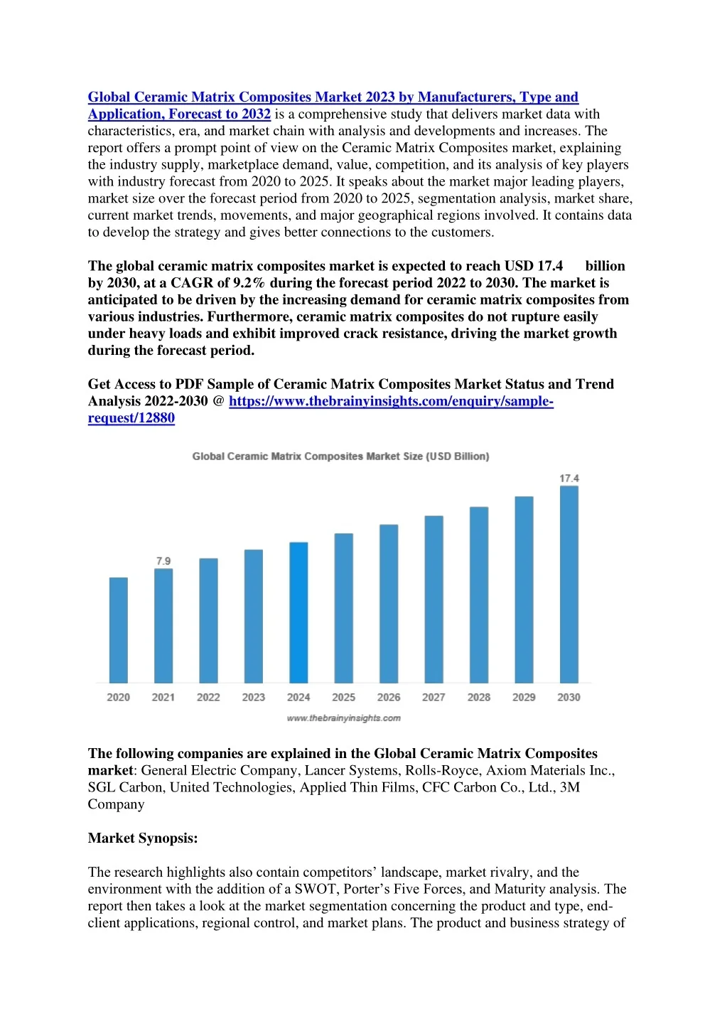 PPT - Ceramic Matrix Composites Market PowerPoint Presentation, free ...
