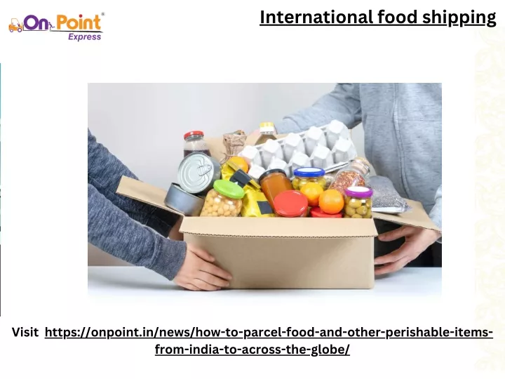 international food shipping
