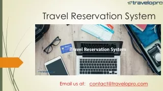 travel reservation system