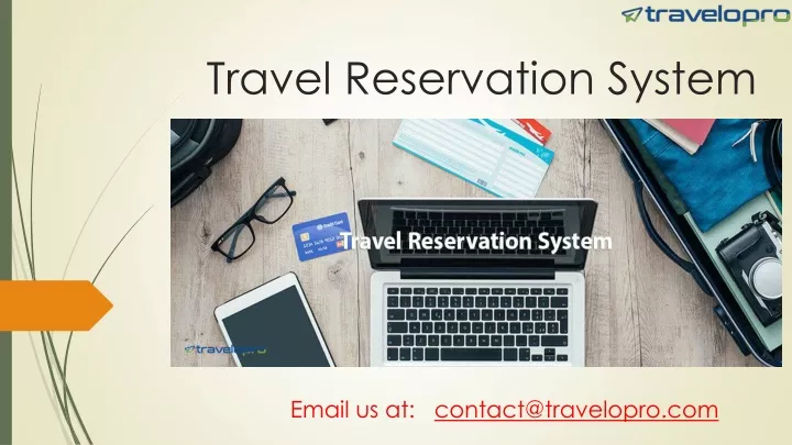 travel reservation adalah