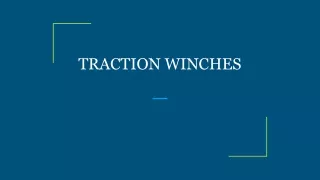TRACTION WINCHES