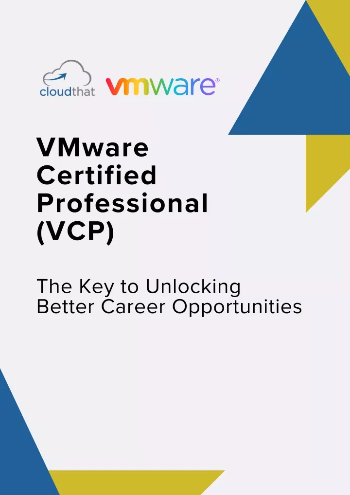 vmware certified professional vcp