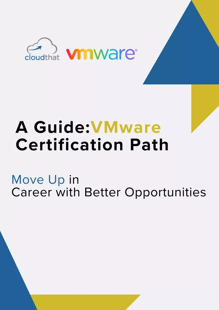 a guide vmware certification path