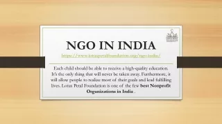 ngo in india https www lotuspetalfoundation org ngo india