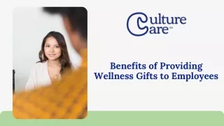 Benefits of Providing Wellness Gifts to Employees