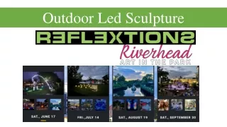 Outdoor Led Sculpture
