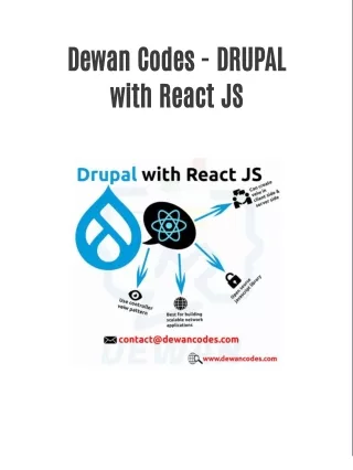 DRUPAL with React JS