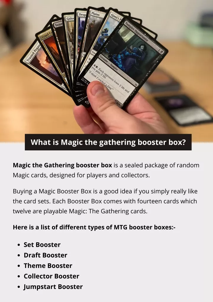 what is magic the gathering booster box
