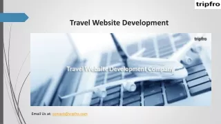 travel website development