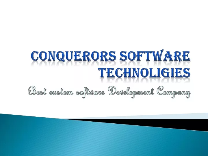 conquerors software technoligies
