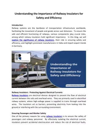 understanding the importance of railway