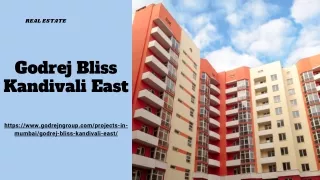 Godrej Bliss Kandivali East: Luxury Apartments for a Blissful Life