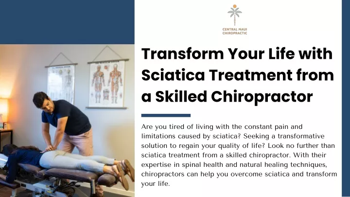 transform your life with sciatica treatment from