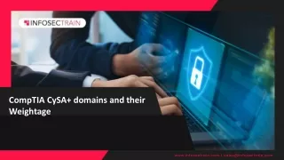 comptia cysa domains and their weightage