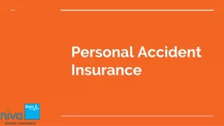 Personal Accident Insurance - Niva Bupa