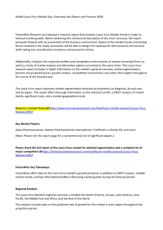 global lassa virus market size overview