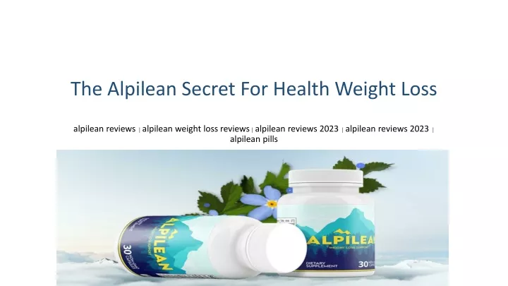 the alpilean secret for health weight loss