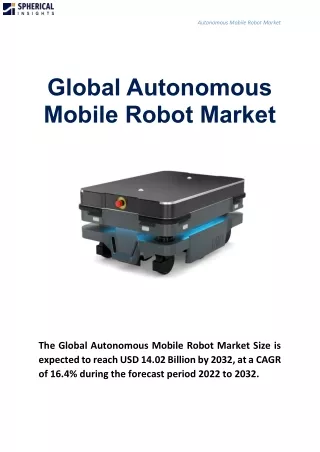 autonomous mobile robot market