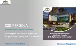 800 pergola