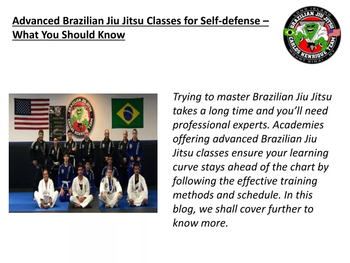 advanced brazilian jiu jitsu classes for self