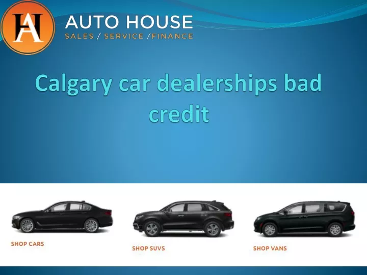 calgary car dealerships bad credit