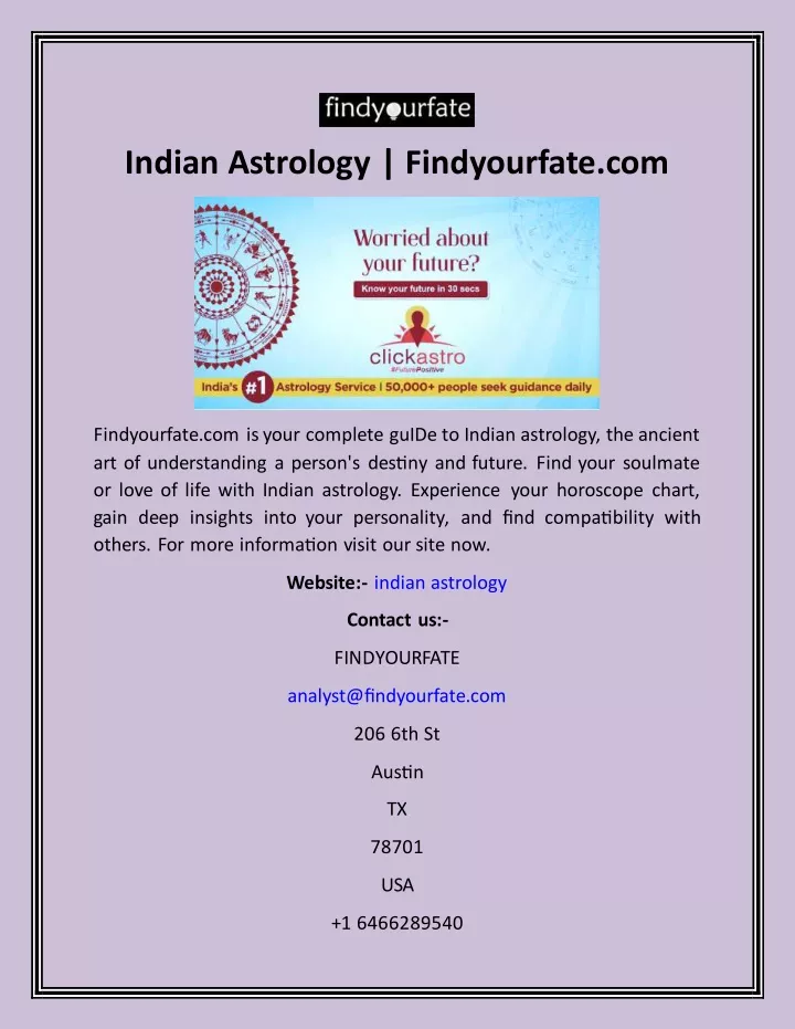 indian astrology findyourfate com