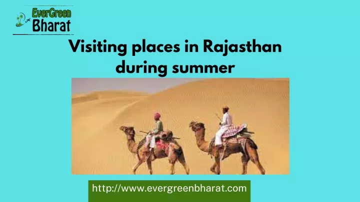 visiting places in rajasthan during summer