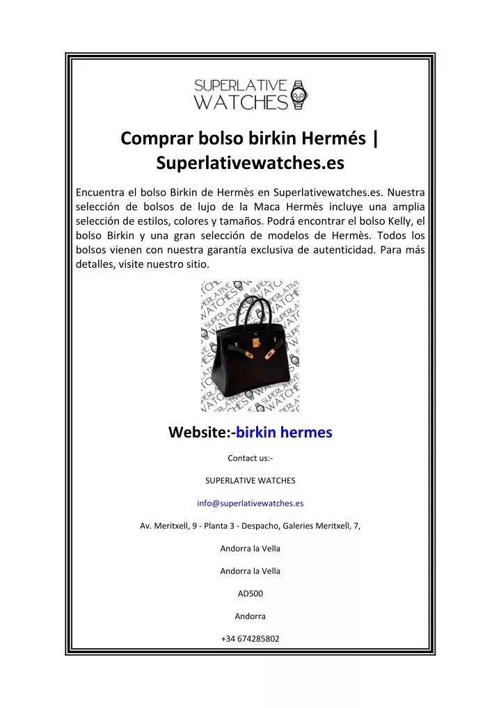 comprar bolso birkin herm s superlativewatches es