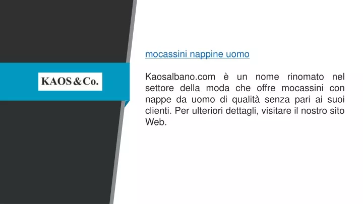 mocassini nappine uomo kaosalbano com un nome