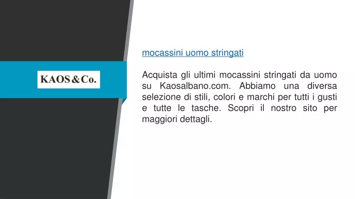 mocassini uomo stringati acquista gli ultimi