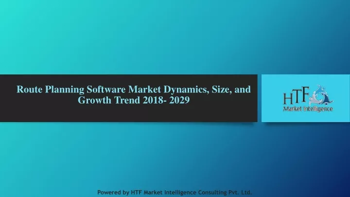 route planning software market dynamics size