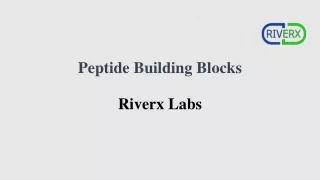 Peptide building blocks