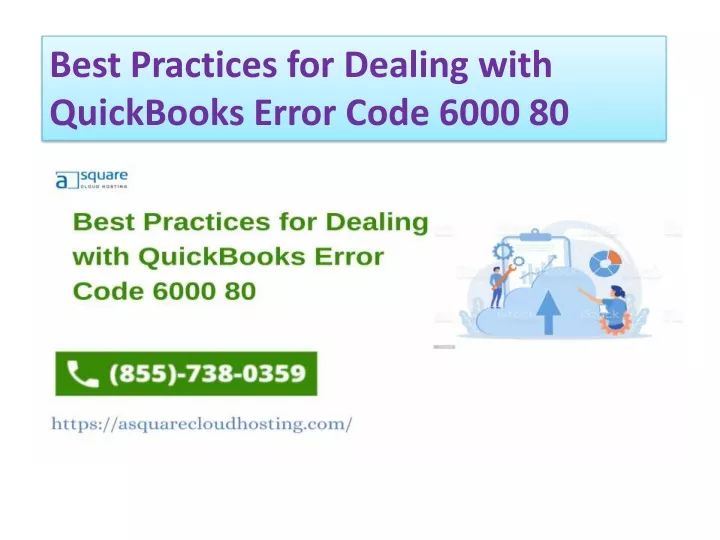 best practices for dealing with quickbooks error