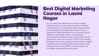 Best Digital Marketing Courses in Laxmi Nagar  (1)