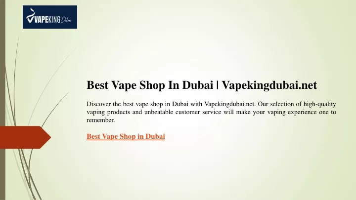 best vape shop in dubai vapekingdubai
