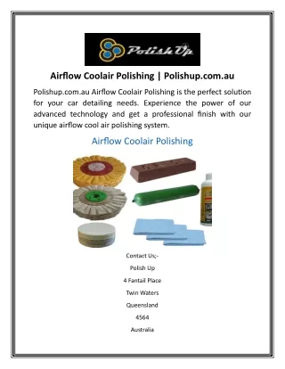 Airflow Coolair Polishing  Polishup.com.au