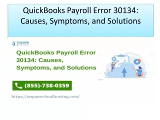 quickbooks payroll error 30134 causes symptoms
