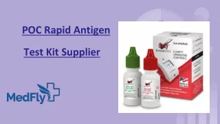 POC Rapid Antigen Test Kit Supplier