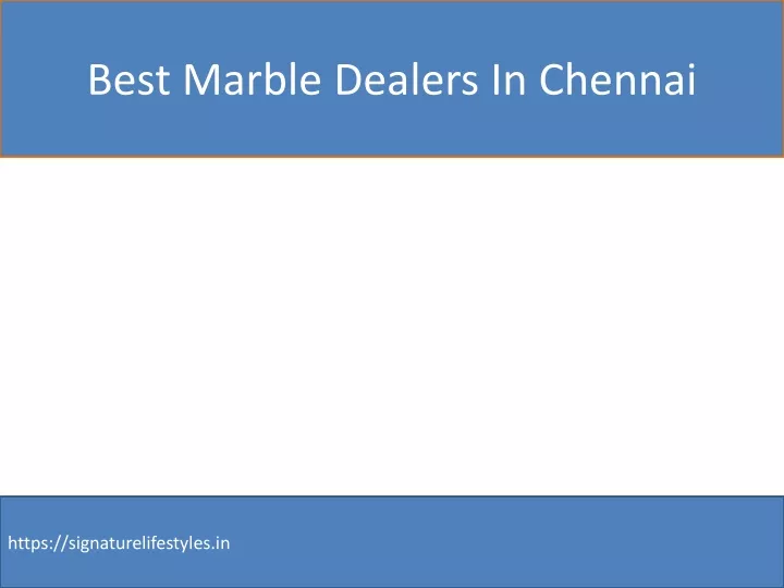 best marble dealers in chennai