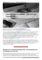 Free PDF Perfect Snowflake - Free COF-C02 Download Pdf - slide 1
