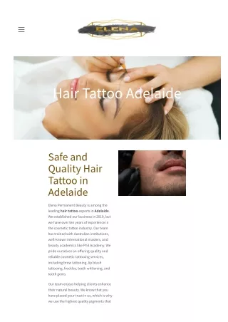 Hair Tattoo Adelaide
