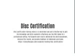 Disc Certification - slide 1