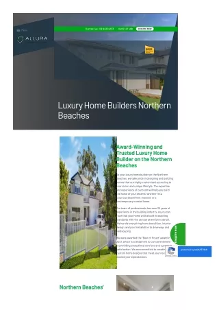 Luxury Home Builders Northern Beaches